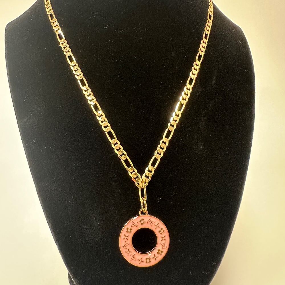 Louis Vuitton Up-cycled charm necklace